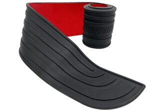 Upgrade4cars Protezione Paraurti Posteriore Auto 90 x 8 cm, gomma, nero