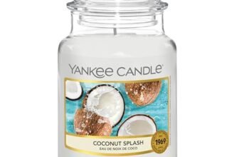 Yankee Candle Candela profumata in giara grande | Latte di cocco | Durata Fino a 150 Ore | Regali per donne
