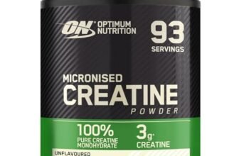 Optimum Nutrition Creatina Monoidrata Micronizzata in Polvere, Creatina Pura al 100% – Integratore per Migliorare Forza e Performance Muscolare, Pre e Post Workout, Senza Aroma, 317 g (93 Porzioni)