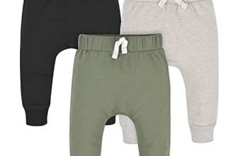 Gerber – Pantaloni da jogging da bambino, confezione da 3