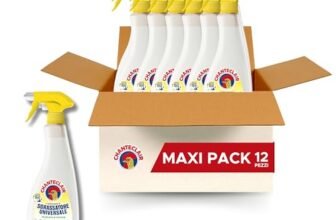 Chanteclair – Sgrassatore Universale Spray, Superpotente, Profumo di Limone, Formula Originale – 12 Flaconi da 750 ml