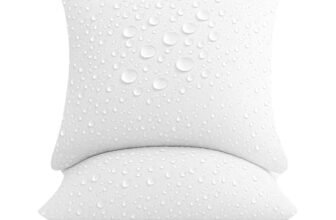 Deodar Cuscino di imbottitura 40×40 cm in set da 2 – Supporto morbido, resistente alle intemperie per uso interno ed esterno