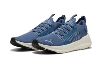 Puma Scarpe da Corsa Unisex Softride Symmetry Fuzion LsRoad, Indaco Scuro Blu Freddo Alpine Snow, 46 EU