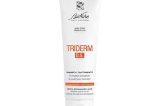 BioNike Triderm D.S. – Shampoo Trattamento per Dermatite Seborroica, Azione Seboregolatrice e Lenitiva, Allevia Prurito, Irritazione e Desquamazione, 125 ml
