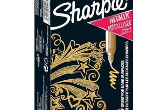 Sharpie pennarelli indelebili metallici | punta fine | oro | confezione da 12