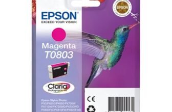 Epson T080 Serie Colibrì, Cartuccia Originale Getto d’Inchiostro Claria Photographic, Formato Standard, Magenta