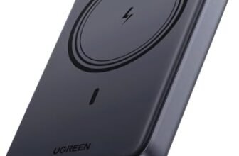 UGREEN Nexode Power Bank Magnetico 10000mAh, Caricatore Portatile Wireless con 20W USB C Ricarica Rapida PD QC 3.0, Compatibile con iPhone 17 Pro Max Air 16 15 14 13 12 Mini Plus Pro Max (Nero)