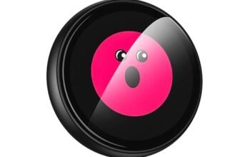 ZNP Distintivo Digitale, AI Badge per Traduttore Conversazionale in 60 Lingue, Spilla Digitale Personalizzabile in Stile Anime con Schermo Tattile Dinamico per Viaggi, Lavoro e Vita Quotidiana