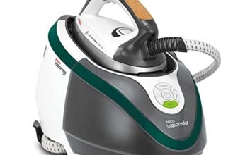 Polti Vaporella Next VN18.65, Ferro da stiro con Caldaia ad Alta Pressione Max 7,2 Bar, Potenza 2200 W, Funzione Turbo e Eco, autonomia illimitata, Serbatoio 1,3 L, Steam Pulse 450g, Bianco e Verde