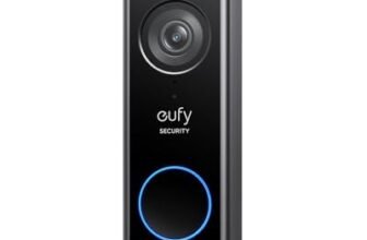 eufy Security Video Doorbell E340, due telecamere con Delivery Guard, visione notturna 2K Full HD e a colori, suoneria wireless, archiviazione locale espandibile fino a 128 GB, nessun costo mensile