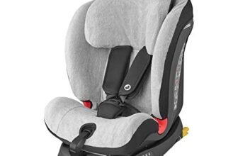 Maxi-Cosi Titan/Titan Plus Fodera Seggiolino Auto, Rivestimento Copriseggiolino in Cotone Traspirante ed Assorbente, Mantiene Intatto e Pulito il Seggiolino Auto, Fresh Grey (Grigio)