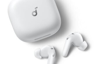 Soundcore P31i di Anker, Cancellazione adattiva rumore in tempo reale, Audio HR, Auricolari BT wireless con funzione di traduzione, 50 ore di autonomia, Cuffie BT