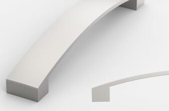 Amerdeco 10 pezzi Maniglie per Mobili Nichel Satinato da Cucina Distanza fori 128mm Maniglie cucina armadietti in maniglie cucina per maniglie cassetti UK0021