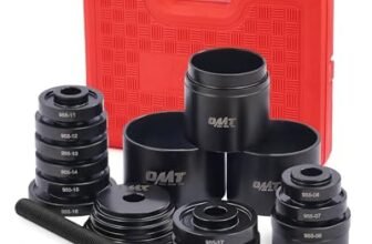 Orion Motor Tech 24 Pezzi Set di Estrattore Cuscinetti Ruota per Rimozione e Installazione Cuscinetti Ruota Anteriore con Viti Scorrevoli, 55-88 mm Boccole Universali, Manicotti, Custodia