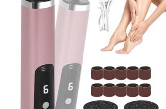 2 in 1 Pedicure Elettrico Professionale Piedi,Calli Piedi Rimozione,Rimuovi Calli Piedi Elettrico Velocità Regolabile,Kit Pedicure per Calli e Duroni e Talloni Screpolati,Cura dei Piedi e Manicure