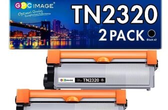 GPC Image TN2320 Toner Compatibili per Brother TN-2320 TN2310 per MFC-L2700DW L2700DN L2700D L2720DW DCP-L2500D L2520D L2520DW L2540DN HL-L2300D L2340DW L2360DN L2365DW (Nero, 2-Pack)