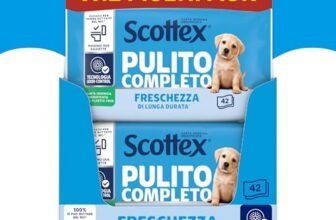 Scottex Pulito Completo Carta Igienica Umidificata, Biodegradabile, Confezione Reciclabile, 504 Salviette (12×42)