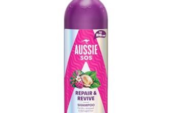 Aussie SOS Repair & Revive Shampoo 500ml per Capelli Secchi, Stressati e Danneggiati, Dona morbidezza, lucententezza e un liscio setoso, Aiuta a Prevenire Danni Futuri, Vegano