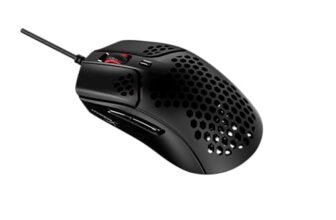 HyperX Pulsefire Haste USB Ultra Lightweight, 59g, Hex Design, Honeycomb Shell, Hyperflex Cable, Up to 16000 DPI, 6 Programmable Buttons Gaming Mouse