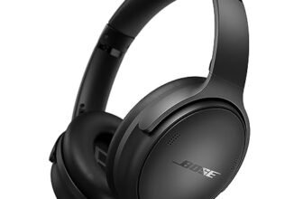 Bose QuietComfort SC Headphones Cuffie con Cancellazione del Rumore Wireless e Bluetooth 5.1 Over-ear con Durata della Batteria Fino a 24 Ore, con Custodia Morbida, Nero