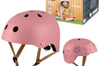 Lionelo HELMET Avventura creativa Casco Bici per Bambini Taglia S Regolabile 50-56 cm Ventilato Decorazione Personalizzabile, ABS & EPS Certificato Intertek Sicurezza e Stile per Piccoli Esploratori