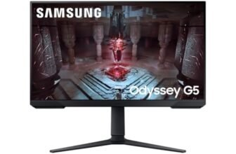 Samsung Monitor Gaming Odyssey G5 (S32CG510EU), Flat, 32”, 2560×1440 (QHD), HDR10, VA, 165Hz, 1ms (MPRT), AMD FreeSync Premium, HDMI, DP