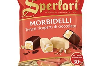 Sperlari – Torroncini Morbidelli Teneri Ricoperti Di, Senza Glutine, Cioccolato, 117 Grammo