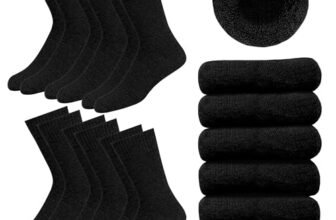 SOXCO Calze Termiche per Uomo e Donna – Calze Invernali Calde, Confezione da 6 Paia, 43-46