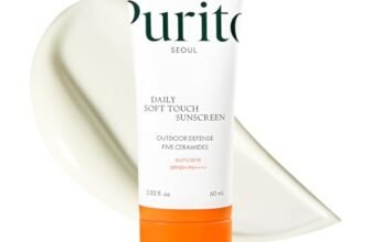 PURITO SEOUL Protezione solare quotidiana Soft Touch, SPF50+ PA++++, Ceramidi, Non Bianco, Protezione UVA e UVB resistente all’acqua, K-Beauty