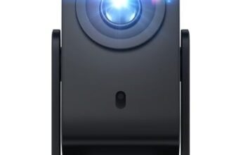 TCL C1 Mini Proiettore Portatile, 4K Supporta, Nativa 1080P, Licenza Netflix Smart Google TV, Con Messa a Fuoco Automatica e Correzione Trapezoidale, Wi-Fi Bluetooth, 8 W Audio Dolby, Rotabile 285°