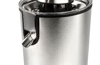 G3 Ferrari G20152 Spremiagrumi “Ribera INOX”, 85 Watt, 600 cc, Filtro INOX, Corpo INOX