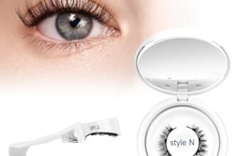 Higu Clace Ciglia Finte Magnetiche Con Applicatore, Non Richiedono Colla, Naturali E Realistiche, Facili Da Applicare E Rimuovere (Style-N)