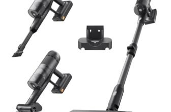 roborock H60 Ultra Aspirapolvere Senza Fili, 210AW, 90 min Autonomia, Tubo Flessibile 180°, Rilevamento Polvere LED, Spazzola Anti-Grovigli per Tappeti, Moquette e Peli di Animali