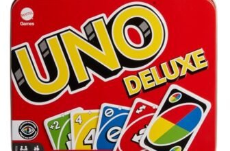 Mattel Games – UNO Deluxe, Gioco Di Carte Per Famiglie E Bambini 7+ Anni, K0888