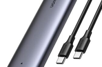 UGREEN Case SSD Hard Disk Esterno M.2 NVMe PCIe USB C 3.2 Gen 2 10Gbps UASP,Compatible con 4TB M Key/M+B Key 2230/2242/2260/2280 con Cavo (Non Supporta SATA)