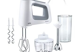 BRAUN HM 5137 V4 BATIDORA DE MANO 750 W GRIS, BLANCO