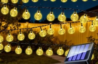 Xcdhemde® Catena Luminosa Esterno-12M/100LED, 8 Modalità Illuminazione, IP65 Impermeabile Perfetta per Giardini, Patii, Terrazze, Feste e Matrimoni, Luci Solari da Giardino