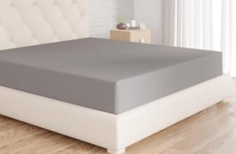 Amazon Basics Lenzuolo con angoli Matrimoniale, 200 x 200 x 30 cm, in 100% Microfibra con altezza da 30cm, Grigio Scuro