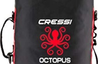 Cressi Octopus Zaino Impermeabile Dry Bag 30 Litri in PVC Tarpaulin, Sacca Stagna Sport Outdoor per Mare, Trekking, Kayak e Viaggio, Borsa Waterproof con Chiusura Roll-Top e Spallacci Imbottiti