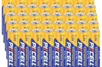 Batterie AA da 1,5 V, ad alta potenza, zinco, carbone, batterie per giocattoli, telecomandi, luci, 40 pezzi PKCELL