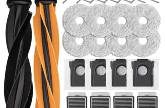 L40s Pro Ultra Accessori Ricambi per Dreame X50 Ultra Complete/ L40s Pro Ultra/ L50 Pro Ultra/ X50 Master Accessori 2 Spazzola Principale, 4 Filtri 4 Sacchetti 6 Spazzole Laterali 8 Panni Mop 26 Pcs