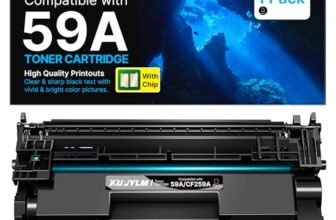 KUPYLM 59A CF259A Toner Con Chip Compatibile per HP LaserJet Pro MFP M428fdw, M428dw, M404dn, M428, M428fdn, M428m (Nero, 1-Pack)