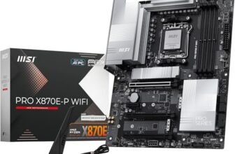 MSI PRO X870E-P WIFI – Motherboard – ATX – Socket AM5 – AMD X870E Chipsatz – 5 Gigabit Ethernet, Wi-Fi 7, Bluetooth – Onboard-Grafik (CPU erforderlich)