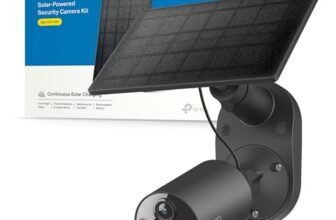 Tapo C411 KIT Telecamera WiFi Esterno ad Energia Solare, 2K 3MP, Batteria 6400mAh fino a 180 Giorni dopo una Singola Carica, Visione Notturna a Colori, Allarme Con Rilevamento del Movimento, IP65