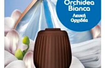 Airwick Ricariche per Diffusore di Oli Essenziali, 1 Ricarica per Profumatore per Ambienti alla Fragranza Lino e Orchidea Bianca con Oli Essenziali, L’imballaggio può variare