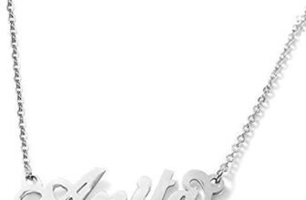 Flowers Collana Vari Nomi in Acciaio lucidissimo, Stile Carrie Bradshaw dal Cult Sex & The City per Essere Sempre al Top. Idea Regalo (Anita)