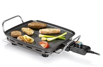 Princess 01.102210.01.005 Piastra elettrica da Tavolo, 1900 W, Lega d’alluimnio, Nero