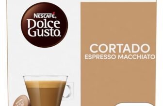 NESCAFÉ DOLCE GUSTO Cortado Espresso Macchiato Caffè, 6 Confezioni da 16 Capsule (96 Capsule Compatibili Nescafé Dolce Gusto)