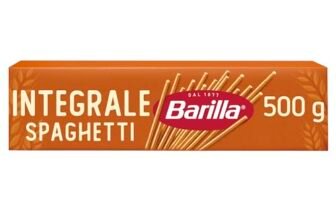 Barilla Pasta Spaghetti Integrali, Pasta Lunga di Semola Integrale di Grano Duro – 500 g