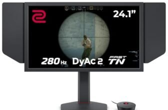 BenQ ZOWIE XL2546X+ eSports Monitor Gaming 24 pollici, 280Hz, TN rapido, DyAc 2, 1080p, HDMI 2.0 X3, DisplayPort, XL Setting to Share, S Switch, Calotta Protettiva, PROGamer Base